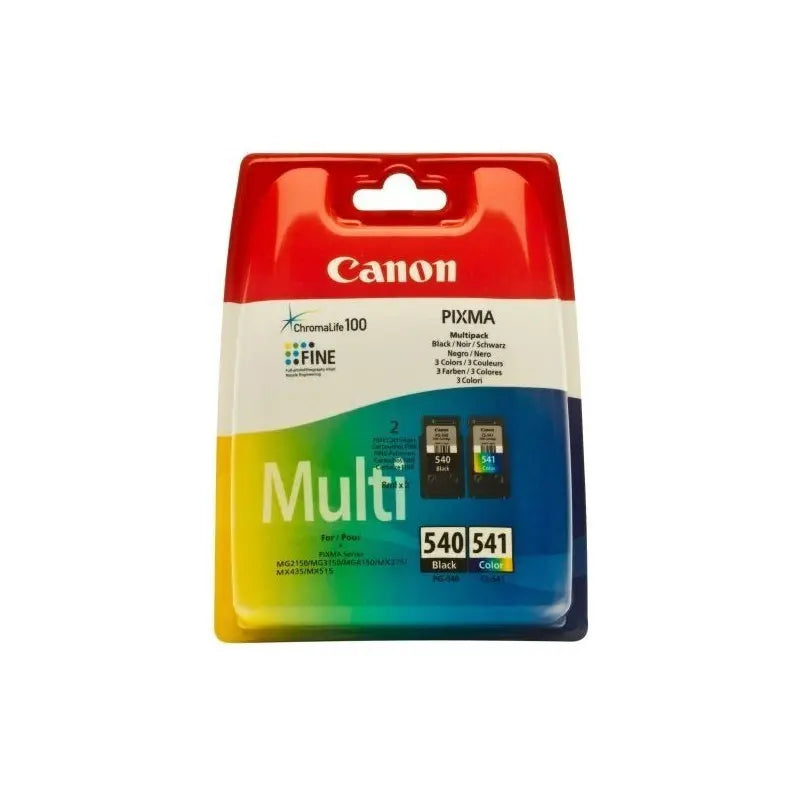 Canon 540 XL/CL-541XL cartouche d'encre - 50 feuille(s), Pack de 2 Noir, couleur (cyan, magenta, jaune) TECIN HOLDING