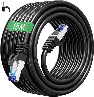 RJ 45 Cable Câble Ethernet, cat 6  bleu, cable d'occasion. Cdiscount