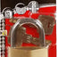 Cadenas à clé acier 30 mm TECIN HOLDING