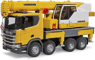 jouet Camion Avec grue Bruder Scania Liebherr Bruder