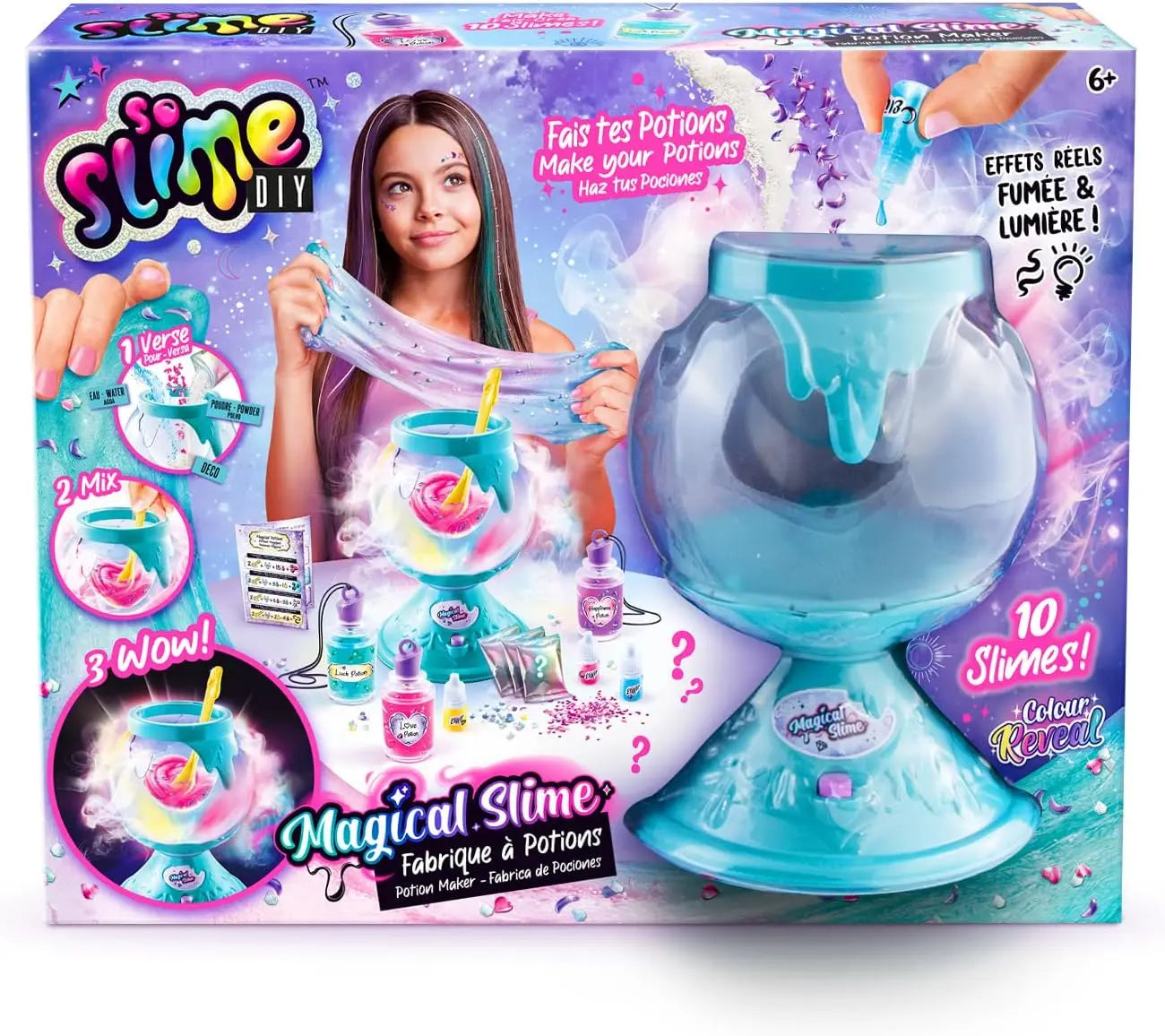 jouet Canal Toys - Magical Slime - Ma Fabrique à Potions Magiques - Chaudron Slime DIY Canal Toys