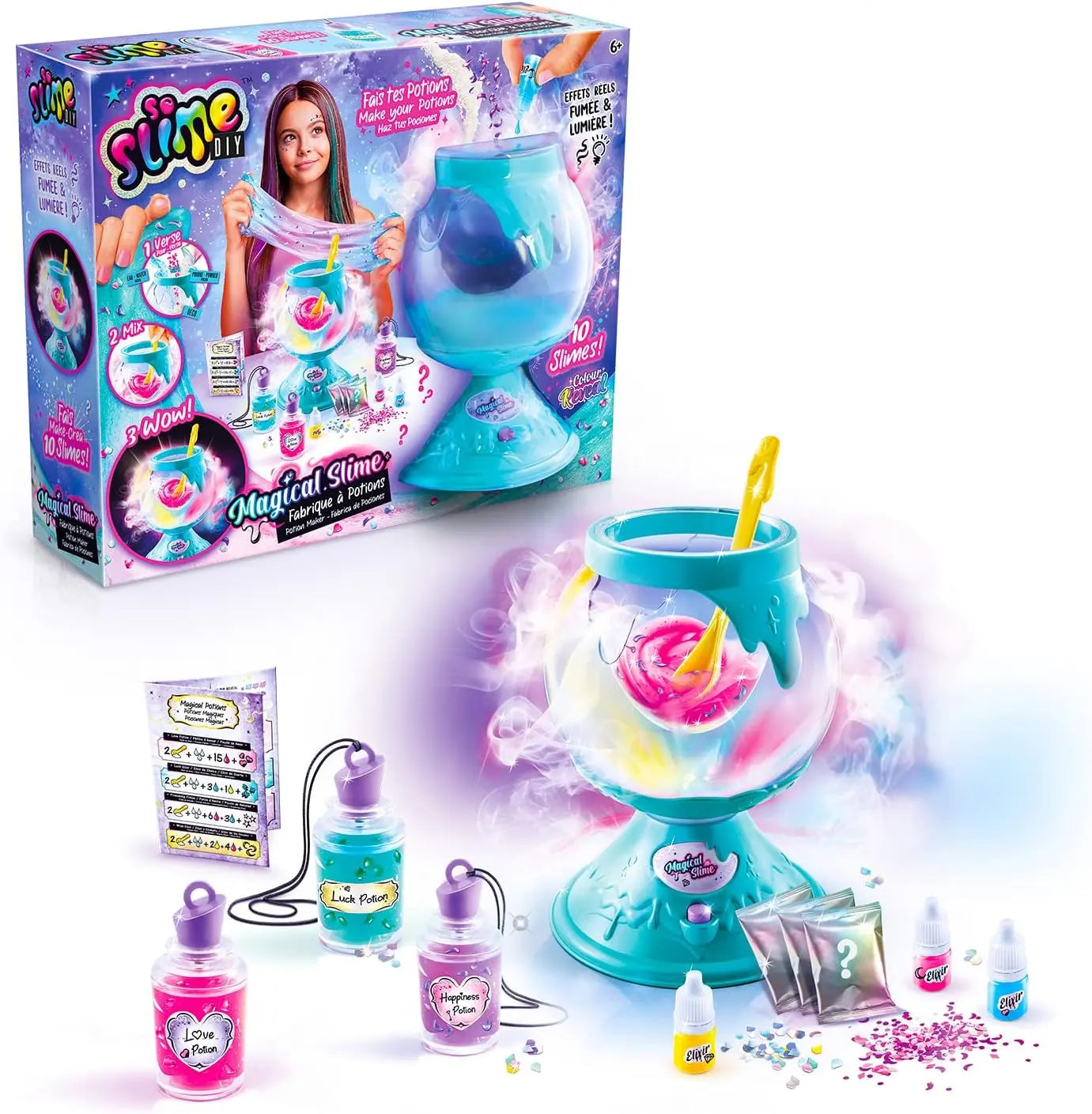 jouet Canal Toys - Magical Slime - Ma Fabrique à Potions Magiques - Chaudron Slime DIY Canal Toys