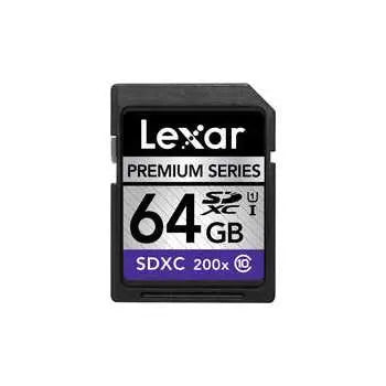 Carte mémoire Secure Digital Lexar SDHC Premium 64 Go 200x Tecin.fr