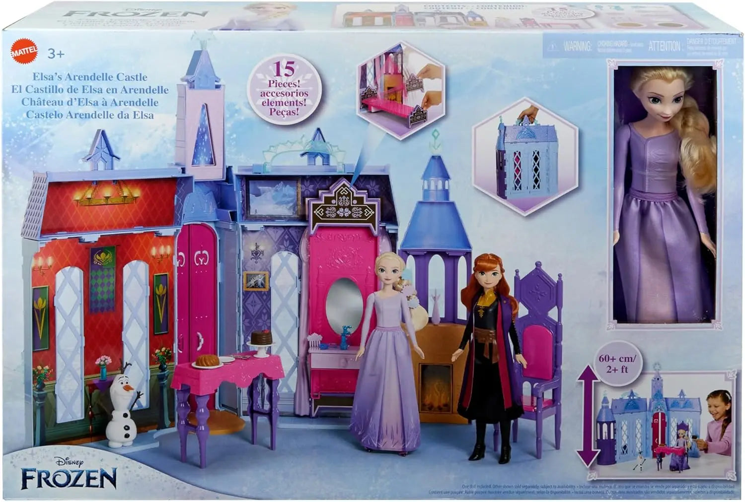 jouet pour filles Château d'Arendelle Mattel Mattel Games