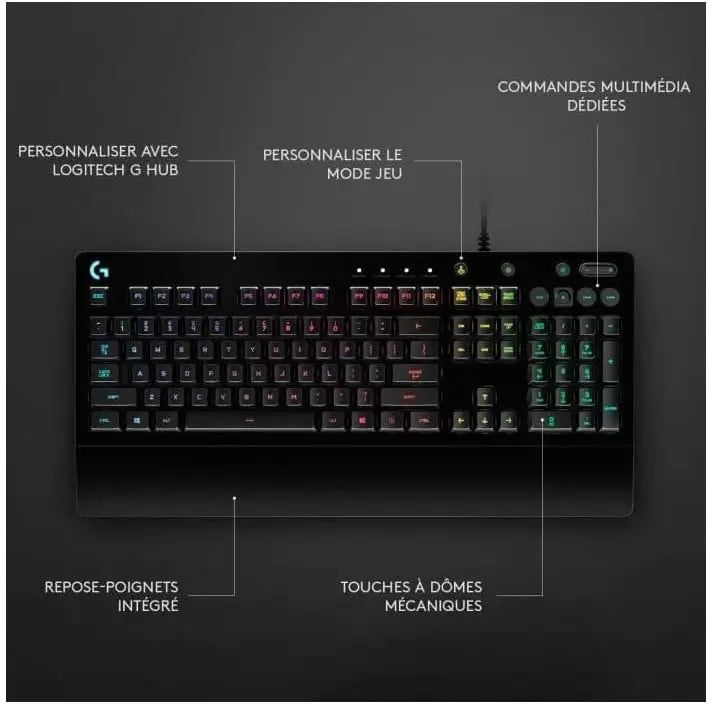 Clavier Clavier gamer LOGITECH G213 Prodigy LOGITECH