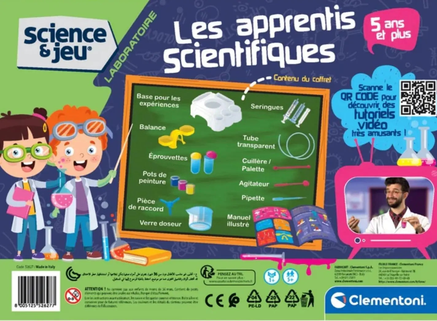 Jouetq pour enfant Clementoni Les apprentis scientifiques Science et jeux