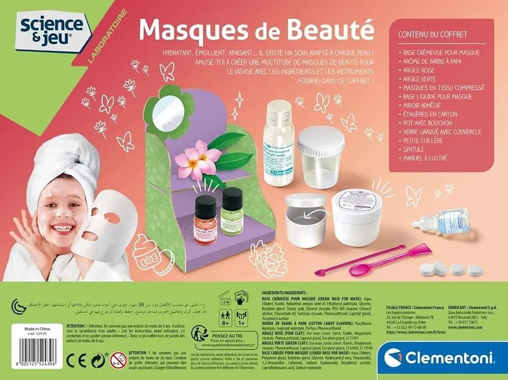 Jouetq pour enfant Clementoni Masques de beauté Clementoni