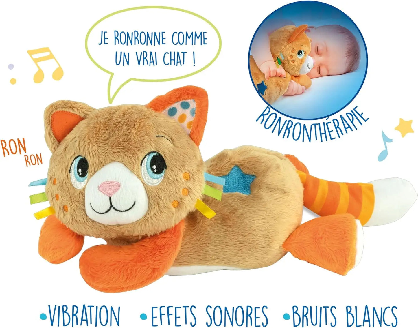 peluches Clementoni Mon chaton Ronron Clementoni