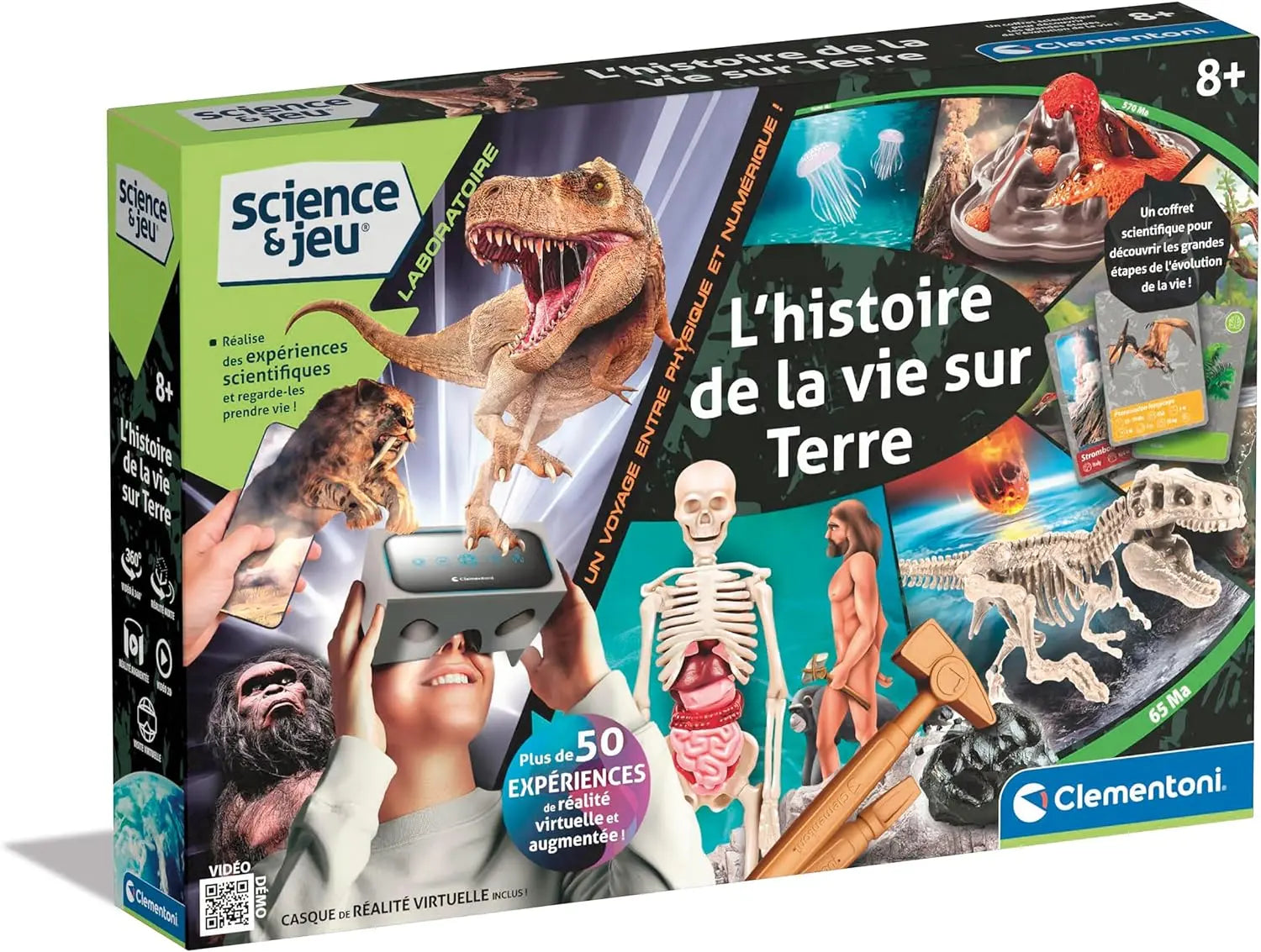 jouet Clementoni Sciences et jeu L'histoire de la vie sur Terre Vertbaudet