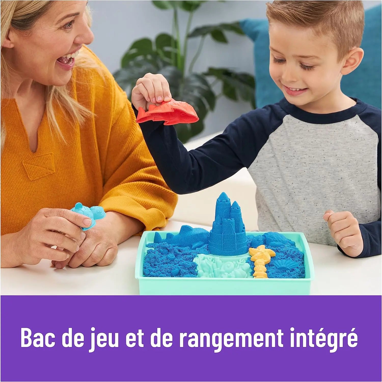 jouet pour enfant Coffret Château de Sable Kinetic Sand Spin Master