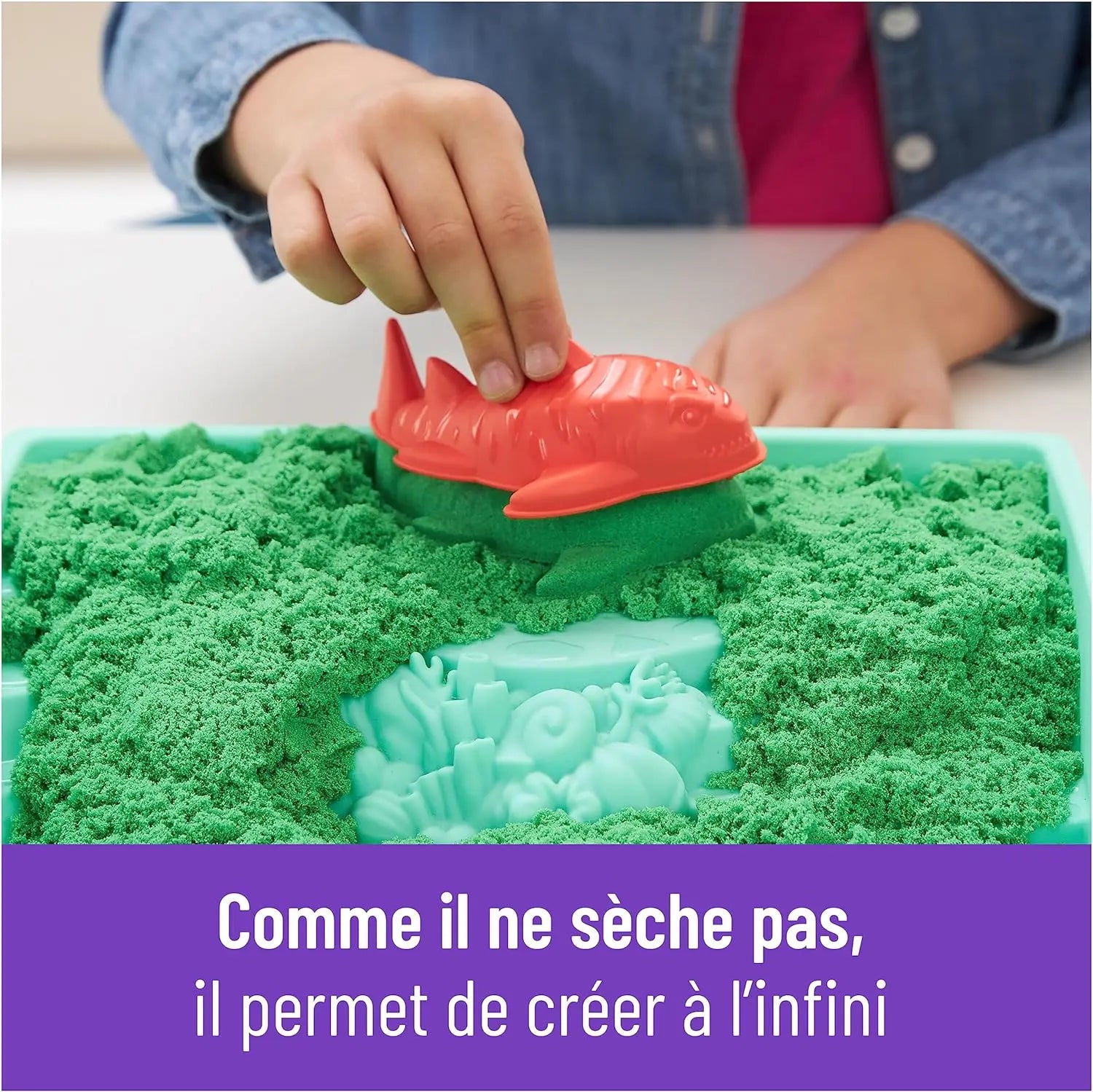 jouet pour enfant Coffret Château de Sable Kinetic Sand lego