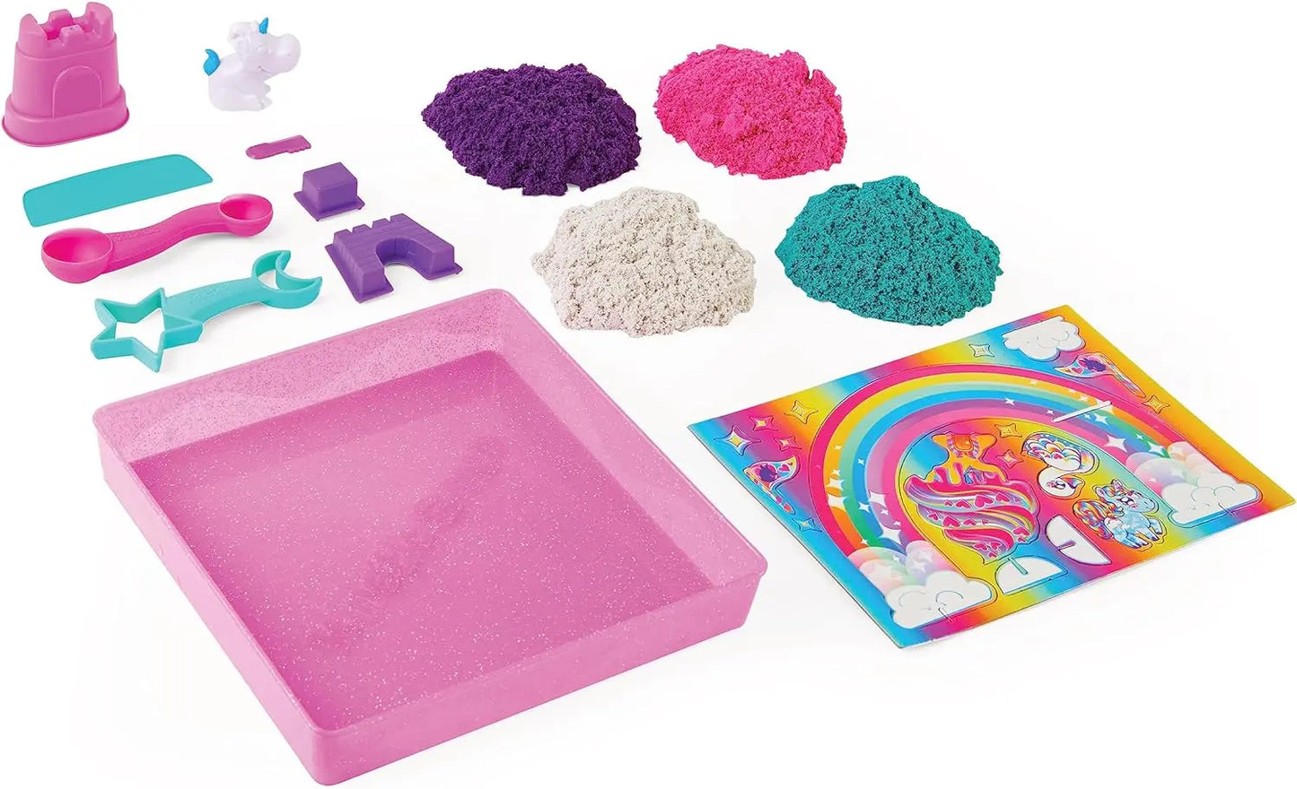 Micronde Coffret Royaume des Licornes Kinetic Sand Casdon