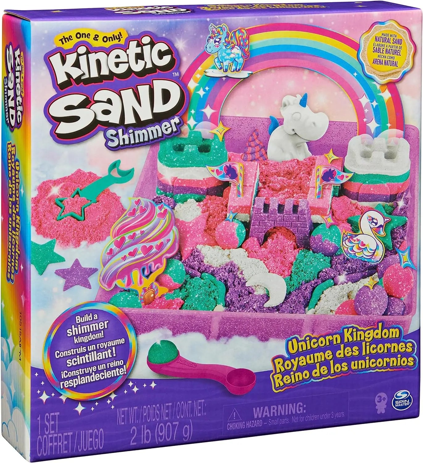 Micronde Coffret Royaume des Licornes Kinetic Sand Casdon