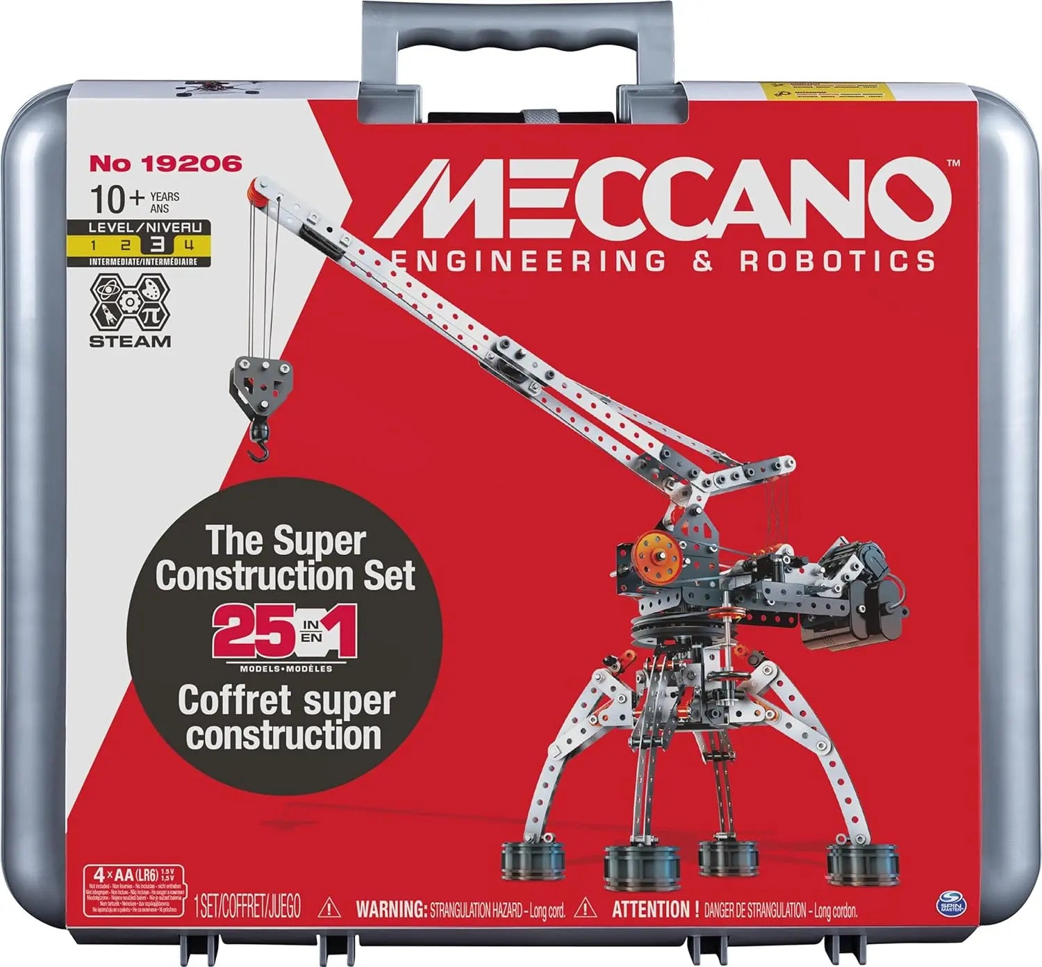 jouet pour enfant Coffret de Construction Meccano 25 en 1 638 pièces playmobil