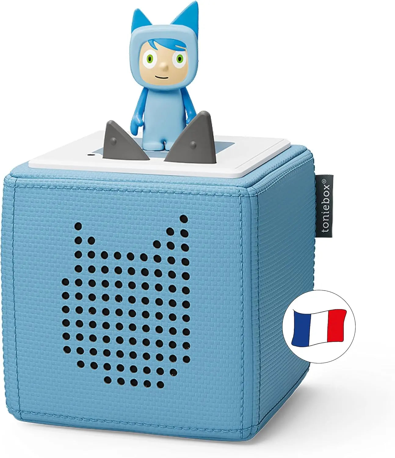 jouet pour enfant Copie de Chantier de Construction Bac à Sable Magique avec 1400g Super Sand, Grue Jouet Sensoriel, 5 Mini Véhicules & 14 Moules, CadeauTonies - Coffret Toniebox Mes premiers Héros Disney - Bleu - Conteuse d'histoires Bleu pour Enfant Garçon Tacobear