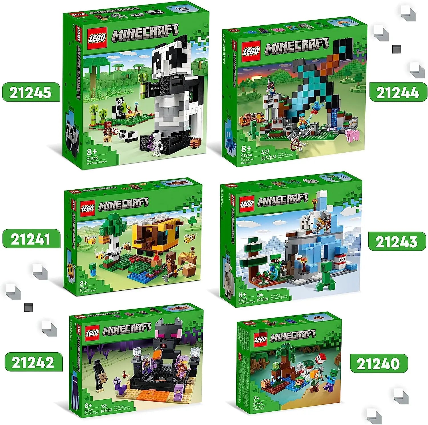 jouet pour enfant Copie de LEGO La gare21242 LEGO Minecraft lego