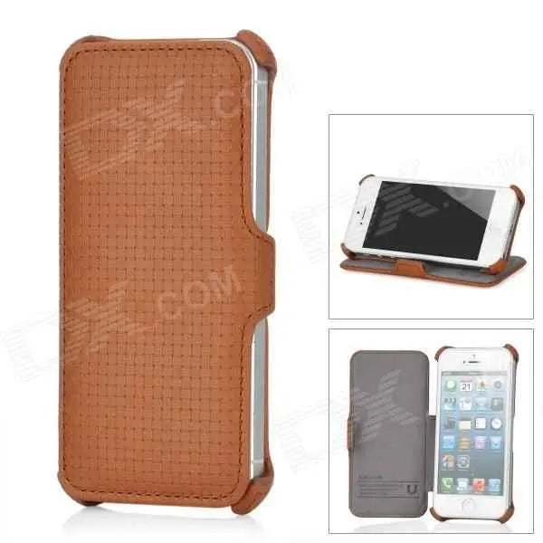 Coque étui housse Iphone 5/5S avec rabat Newtechno