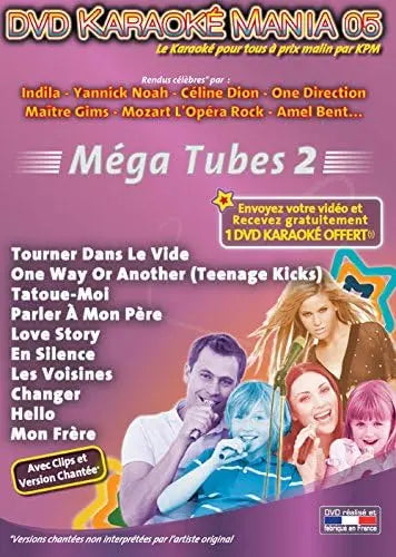 Dvd DVD Karaoké Mania Vol.05 "Mega Tubes 2" pal