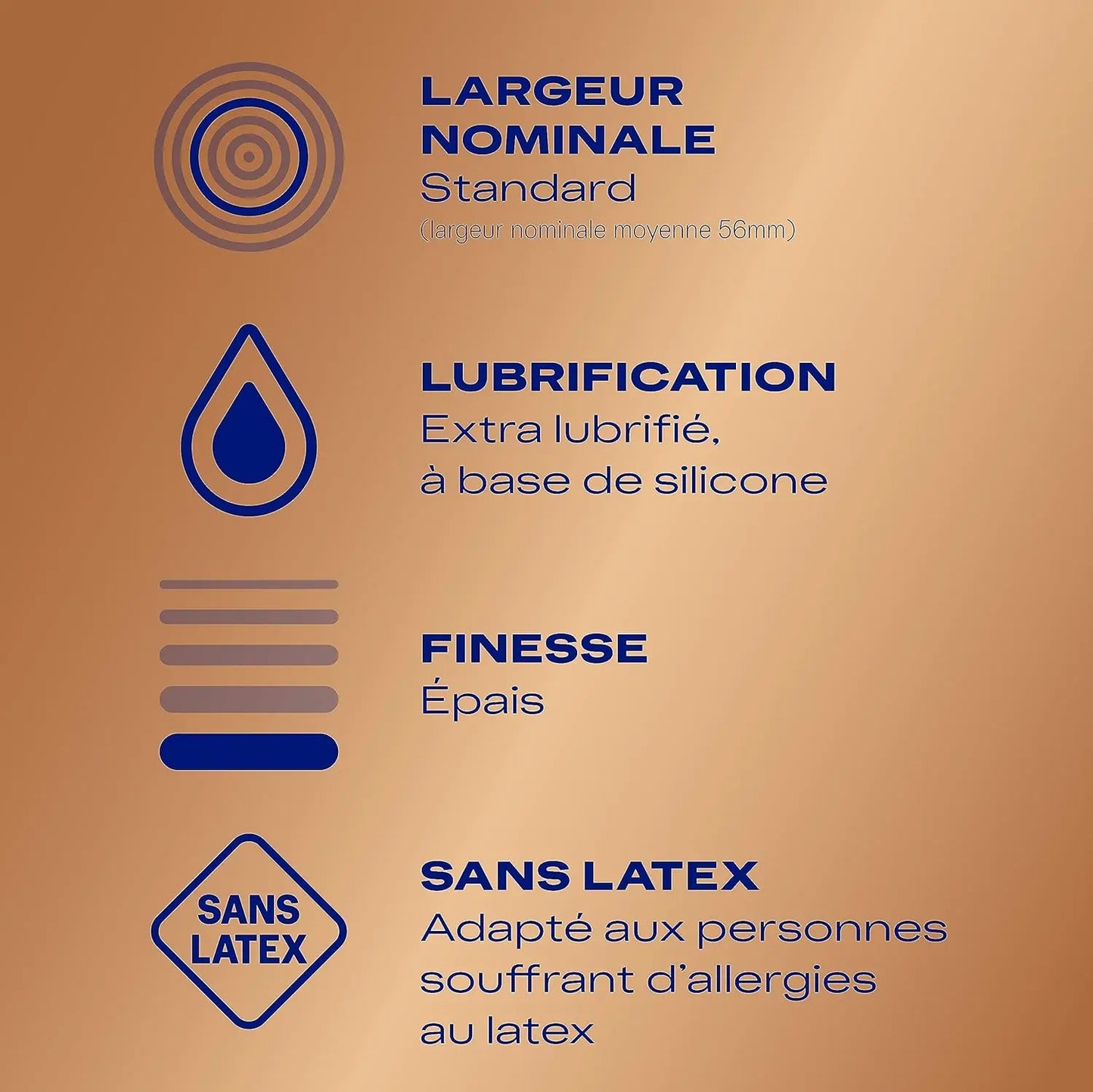 Durex Durex Nude Sans Latex - 10 Préservatifs Extra Lubrifiés - Taille Standard Durex