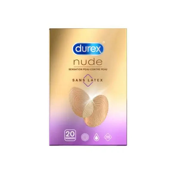 Durex Durex preservatif nude sans latex boite de 20 3059948004486 Durex