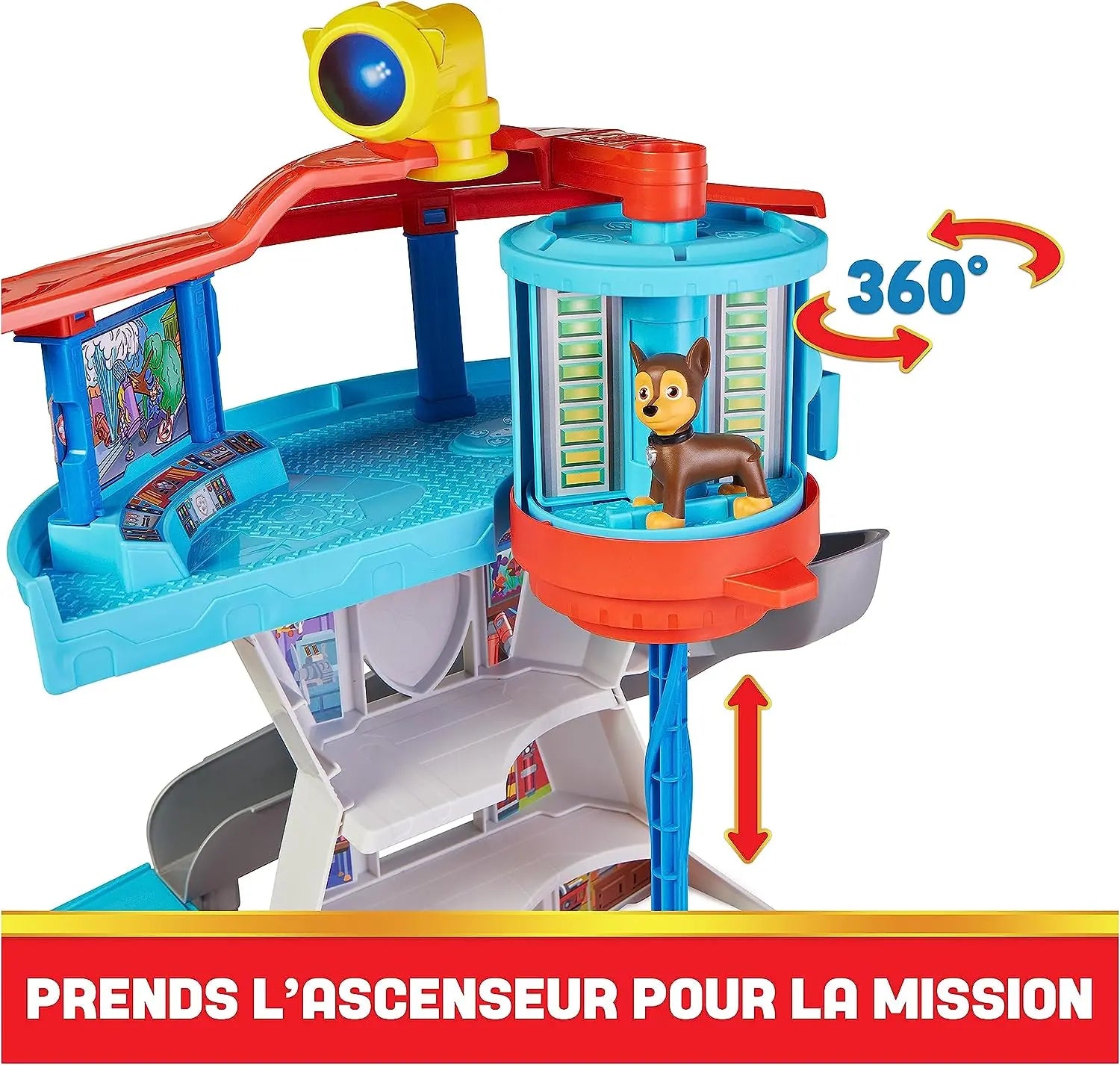 jouet pour enfant Ensemble de véhicules Pat' Patrouille avec tour de contrôle (Modèle: Tour + 9 véhicules) COROLLE