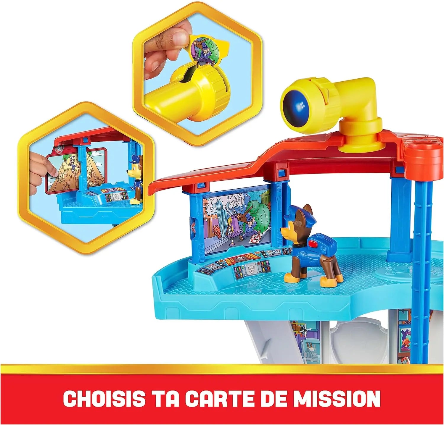 jouet pour enfant Ensemble de véhicules Pat' Patrouille avec tour de contrôle (Modèle: Tour + 9 véhicules) COROLLE