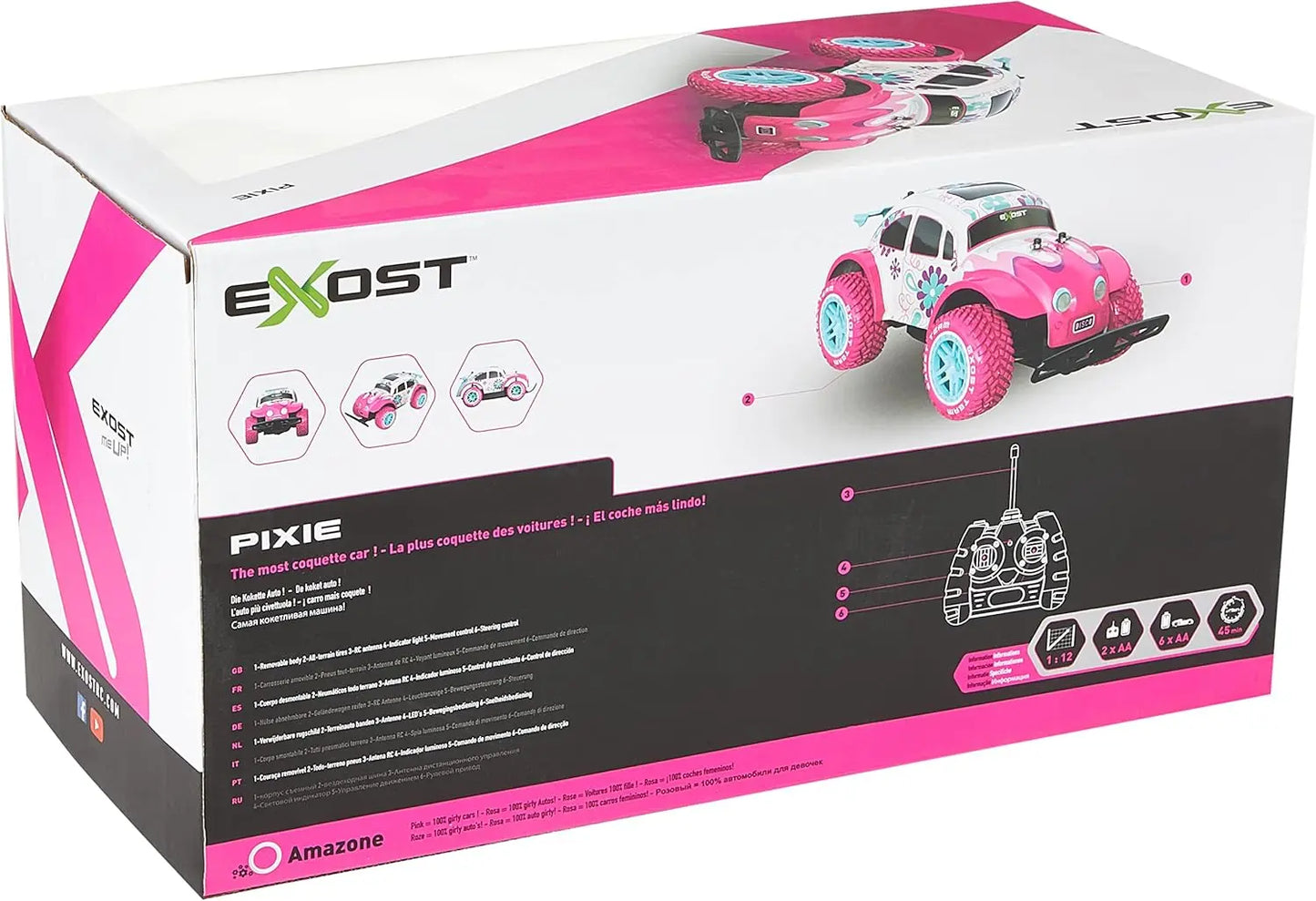 voiture télécommandée Exost Voiture télécommandée Rose Pixie Exost