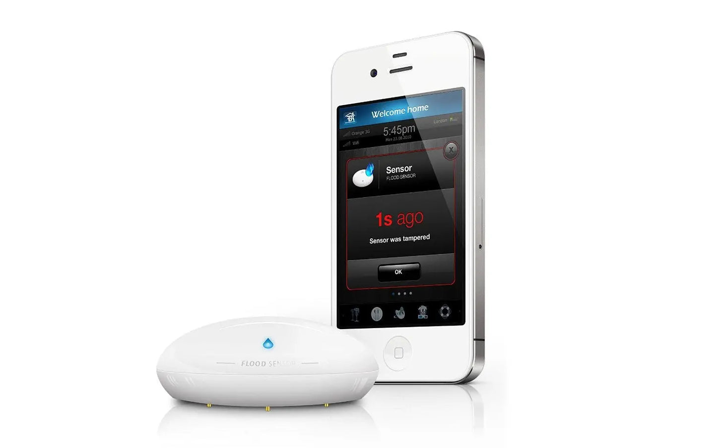 Fibaro Détecteur d'inondation compatible avec Smartphone Fibaro
