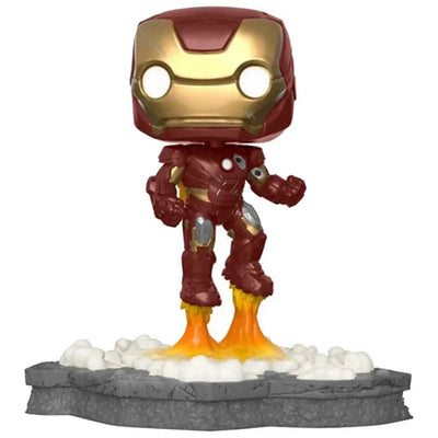 Figurines jouets Funko POP! Deluxe: Marvel Avengers - Iron Man - (Assemble) - Figurine en Vinyle à Collectionner - Idée de Cadeau - Produits Officiels 584 POP