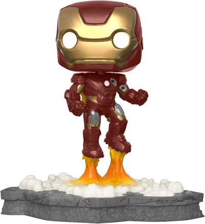 Figurines jouets Funko POP! Deluxe: Marvel Avengers - Iron Man - (Assemble) - Figurine en Vinyle à Collectionner - Idée de Cadeau - Produits Officiels - Jouets pour les Enfants et Adultes - Movies Fans POP