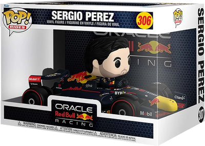 jouet pour enfant Funko Pop! Ride Super Deluxe: Formula 1- Sergio Perez - Red Bull F1 - Figurine en Vinyle à Collectionner - Idée de Cadeau - Produits Officiels - Jouets pour les Enfants et Adultes - Sports Fans Funko