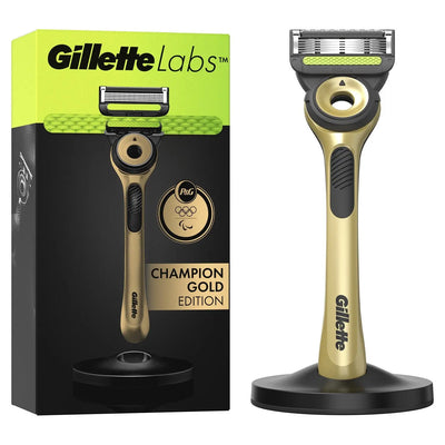 hygiene "GILLETTE LABS Coffret Rasoir Champion Gold Edition GILLETTE gilette