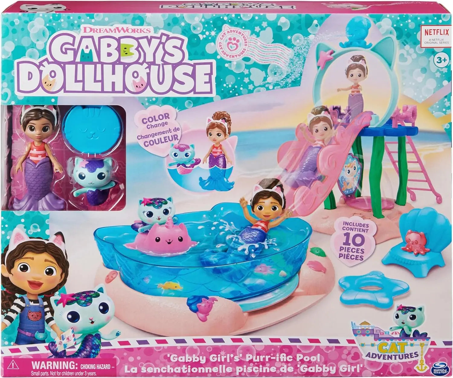 jouet pour filles Gabby et La Maison Magique La piscine de Gabby Gabby et la Maison Magique