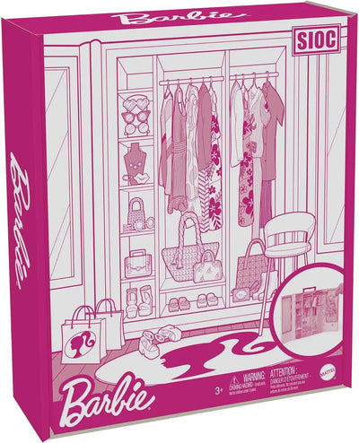 jouets Garde robe à personnaliser Barbie Mattel