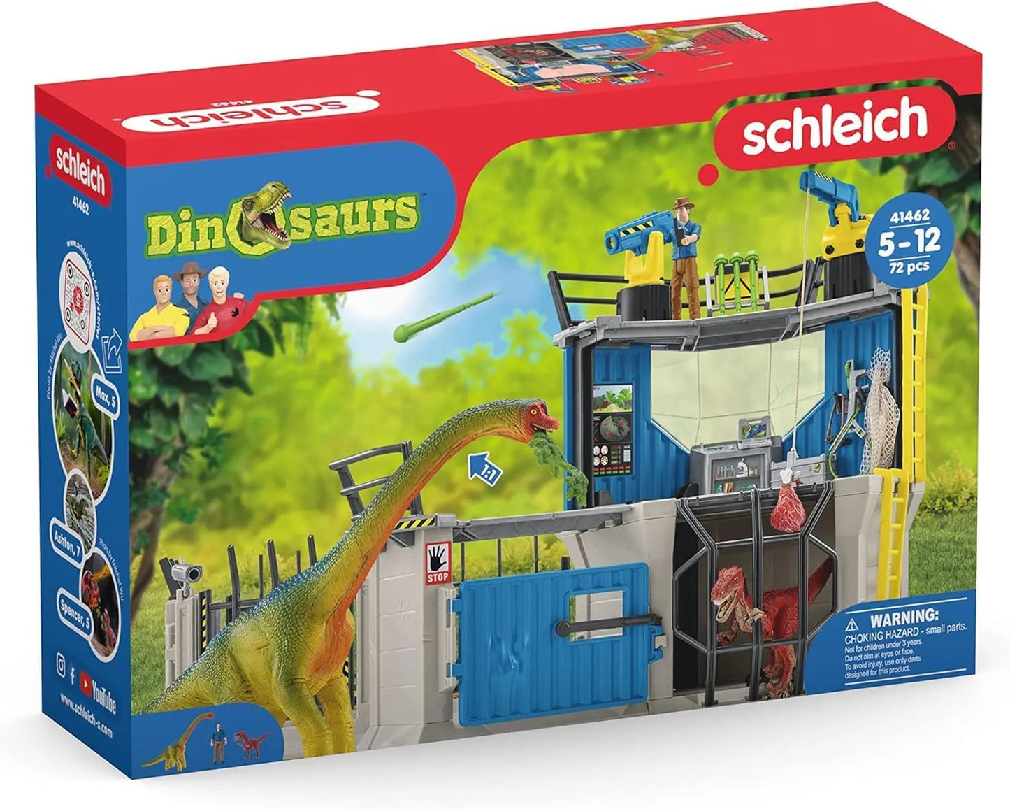 jouet pour enfant Grande station de recherche dino schleich Jazwares