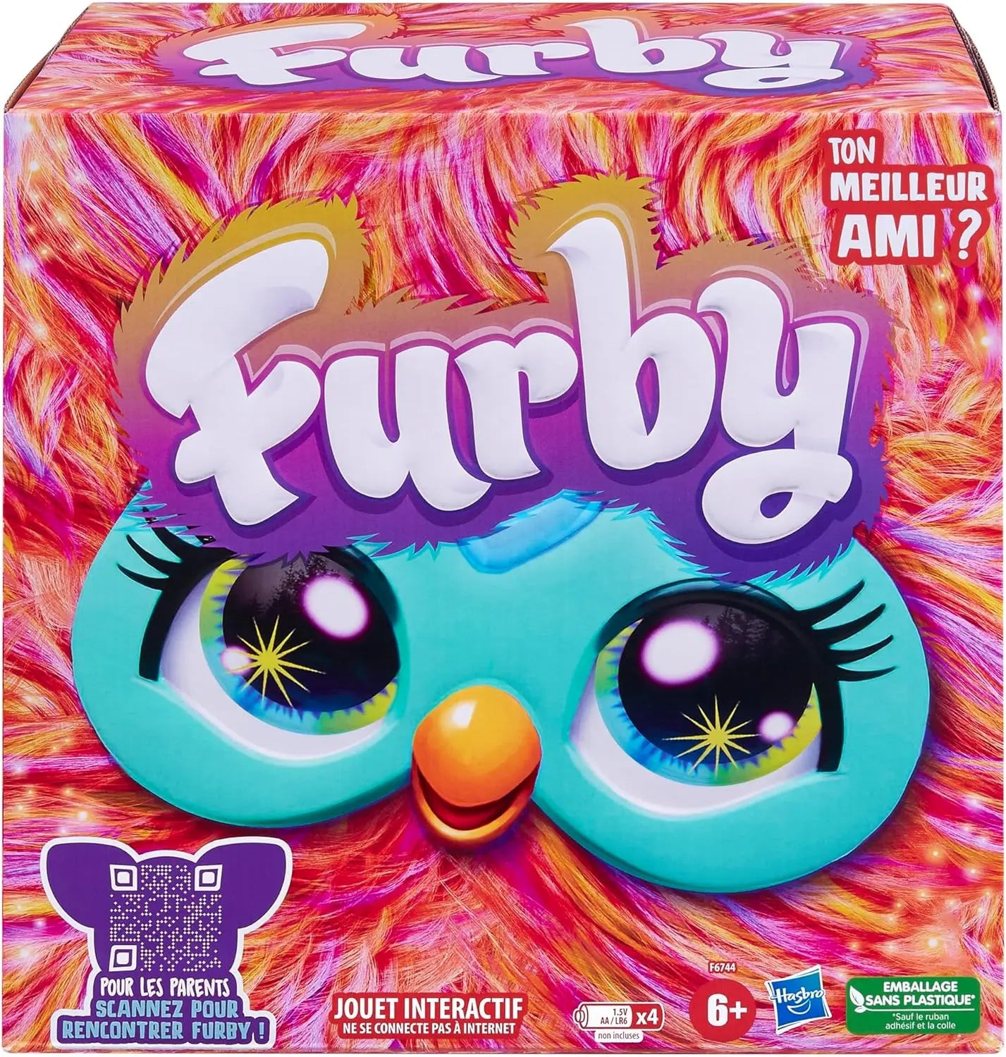 peluches Hasbro Furby Corail, Peluche Interactive king jouet