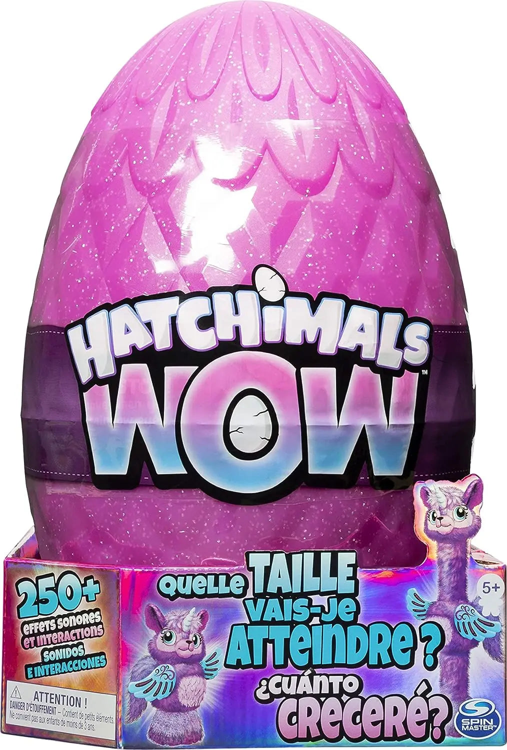 jouet pour enfant Hatchimals Wow, Interactif Llalacorn de 81 CM PETS ALIVE