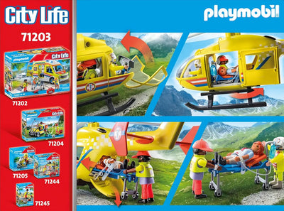 playmobil Hélicoptère de secours Playmobil City Life 71203 PLAYMOBIL