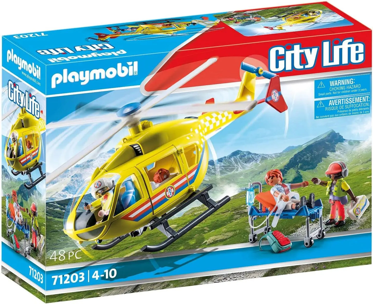 playmobil Hélicoptère de secours Playmobil City Life 71203 PLAYMOBIL