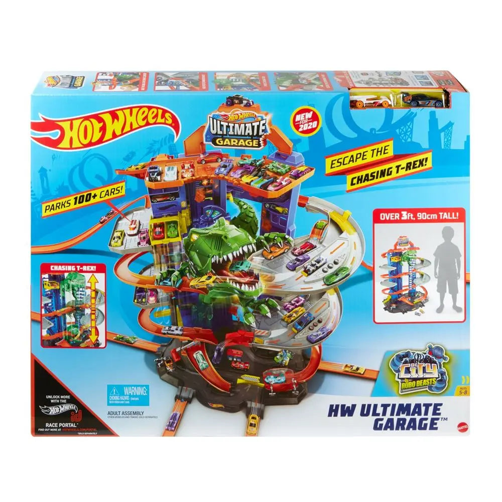 jouet Hot Wheels Super Dino Robot Garage Hot Wheels