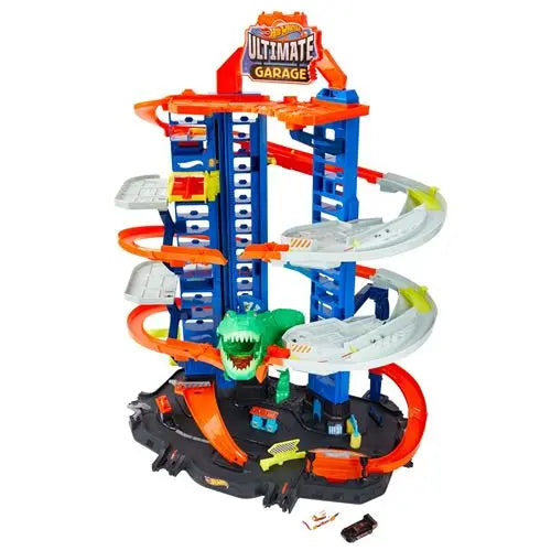 jouet Hot Wheels Super Dino Robot Garage Hot Wheels