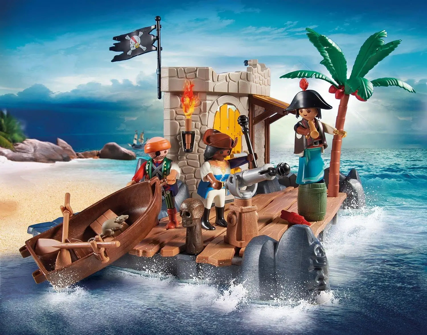 jouet pour enfant Ilôt pirates My Figures 70979 Playmobil Hasbro