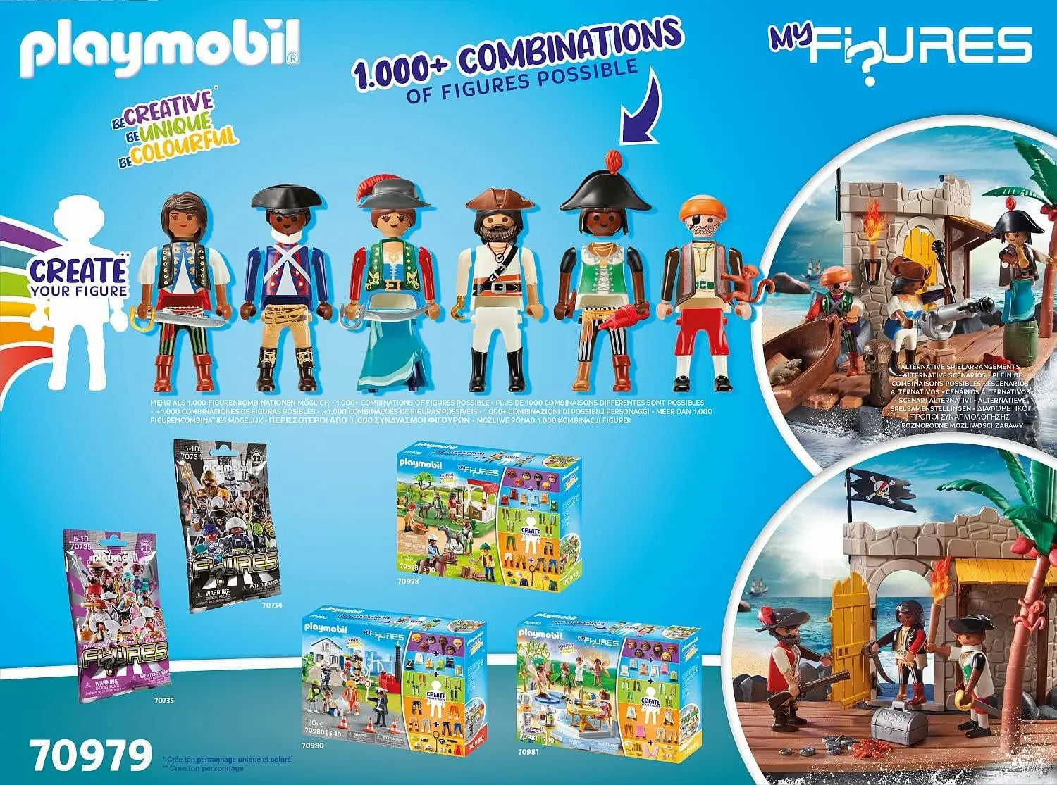 jouet pour enfant Ilôt pirates My Figures 70979 Playmobil Hasbro