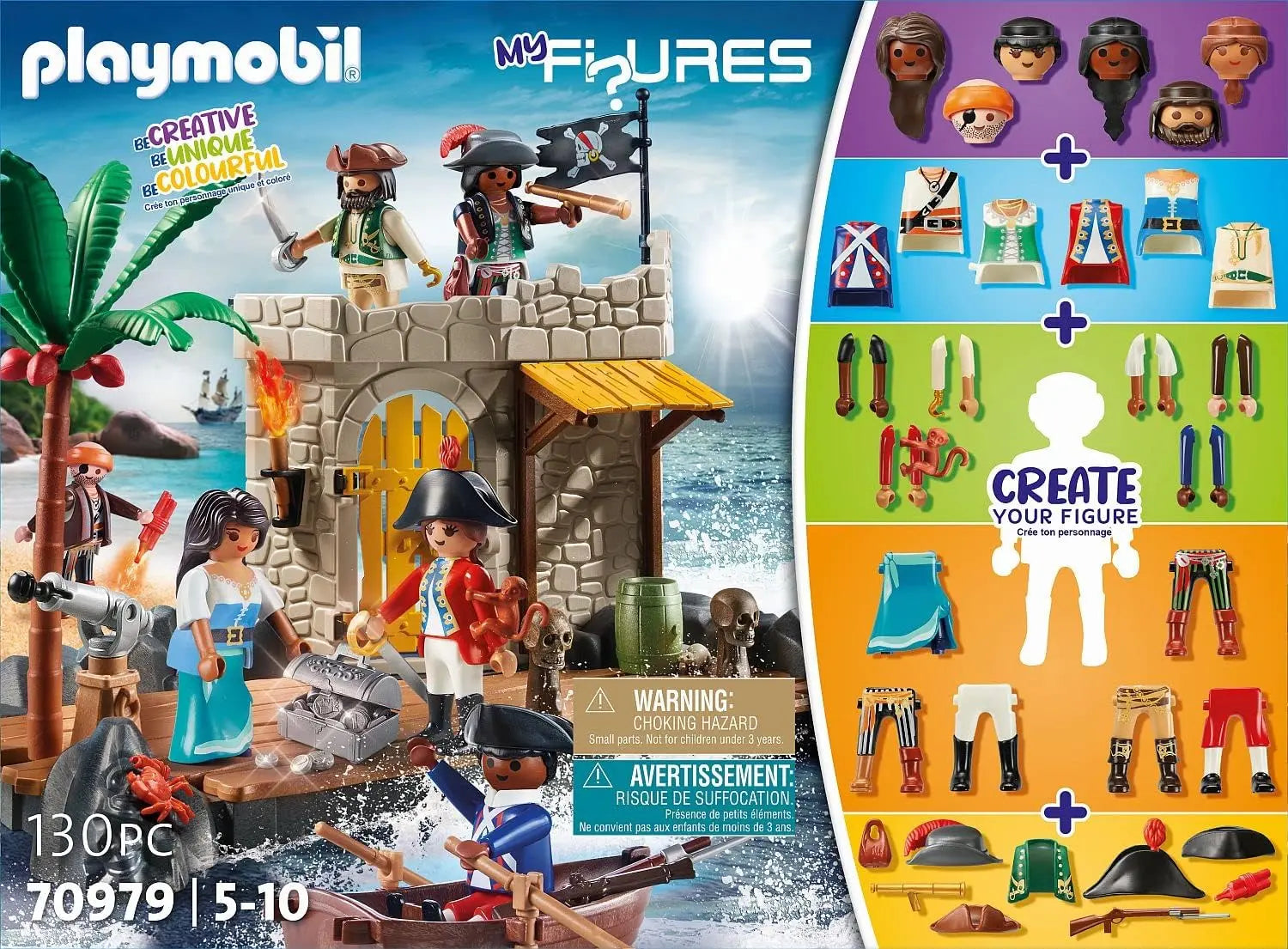 jouet pour enfant Ilôt pirates My Figures 70979 Playmobil Hasbro