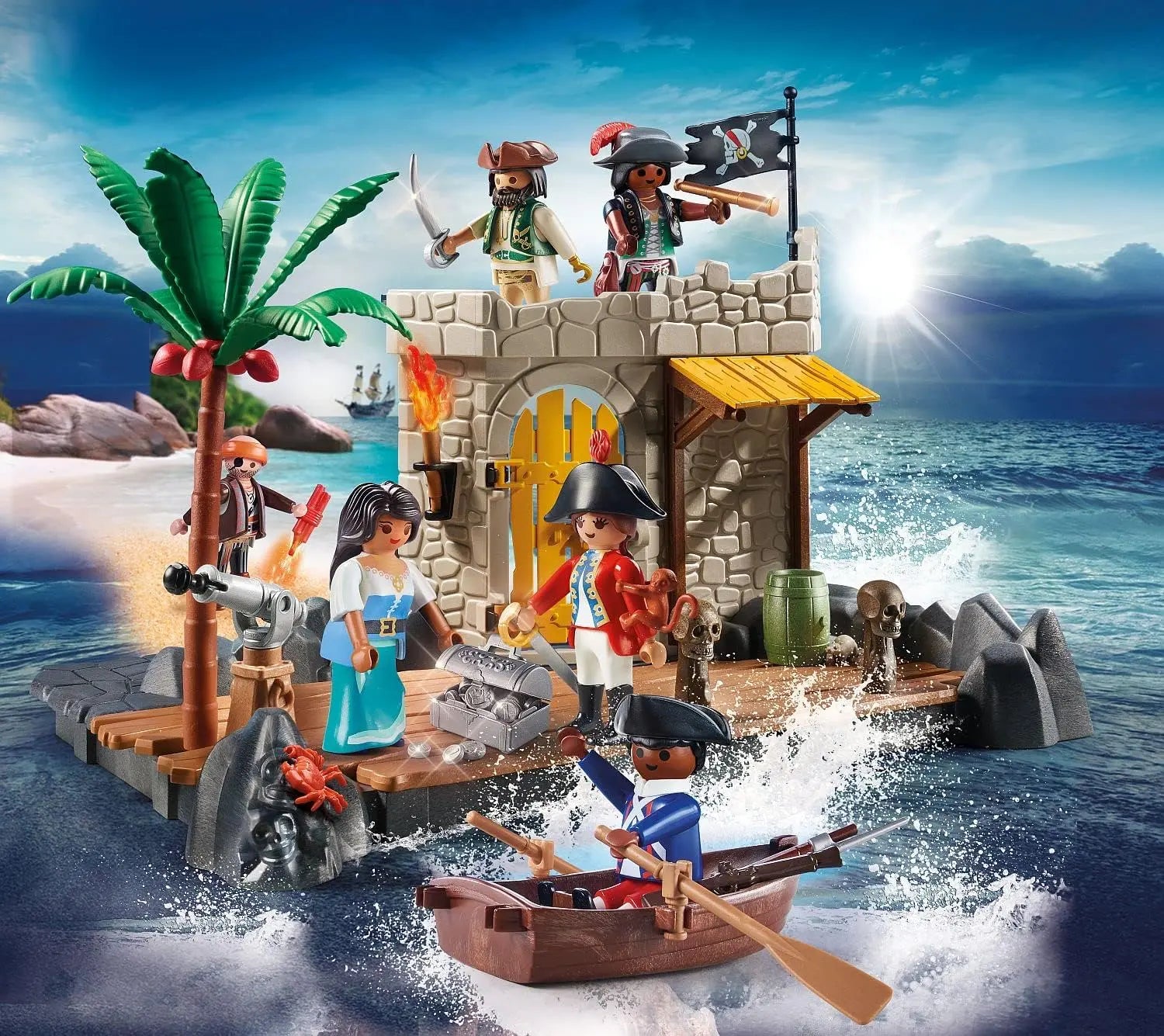 jouet pour enfant Ilôt pirates My Figures 70979 Playmobil Hasbro