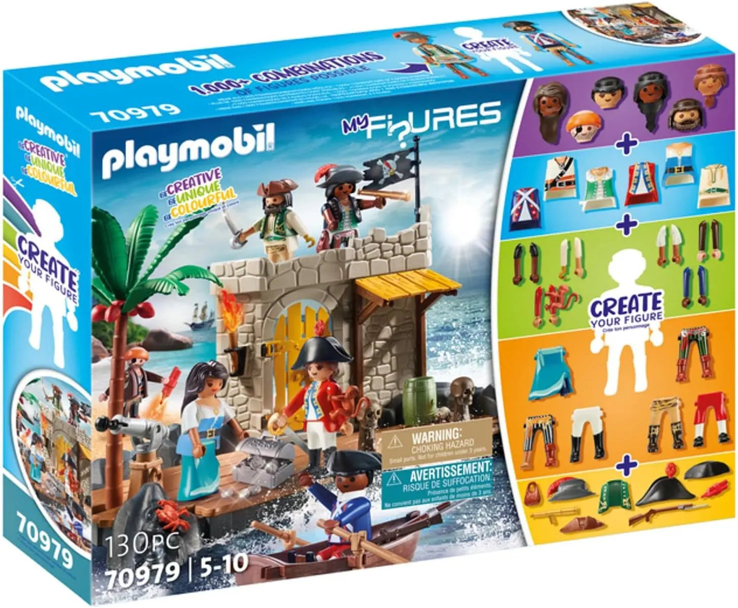 jouet pour enfant Ilôt pirates My Figures 70979 Playmobil Hasbro