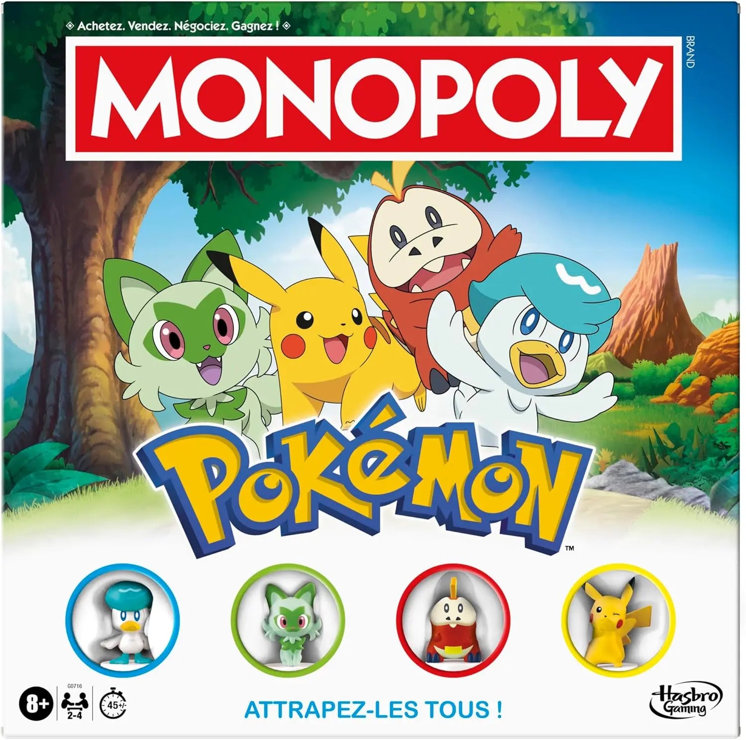 Jeu classique Monopoly édition Pokémon TECIN HOLDING