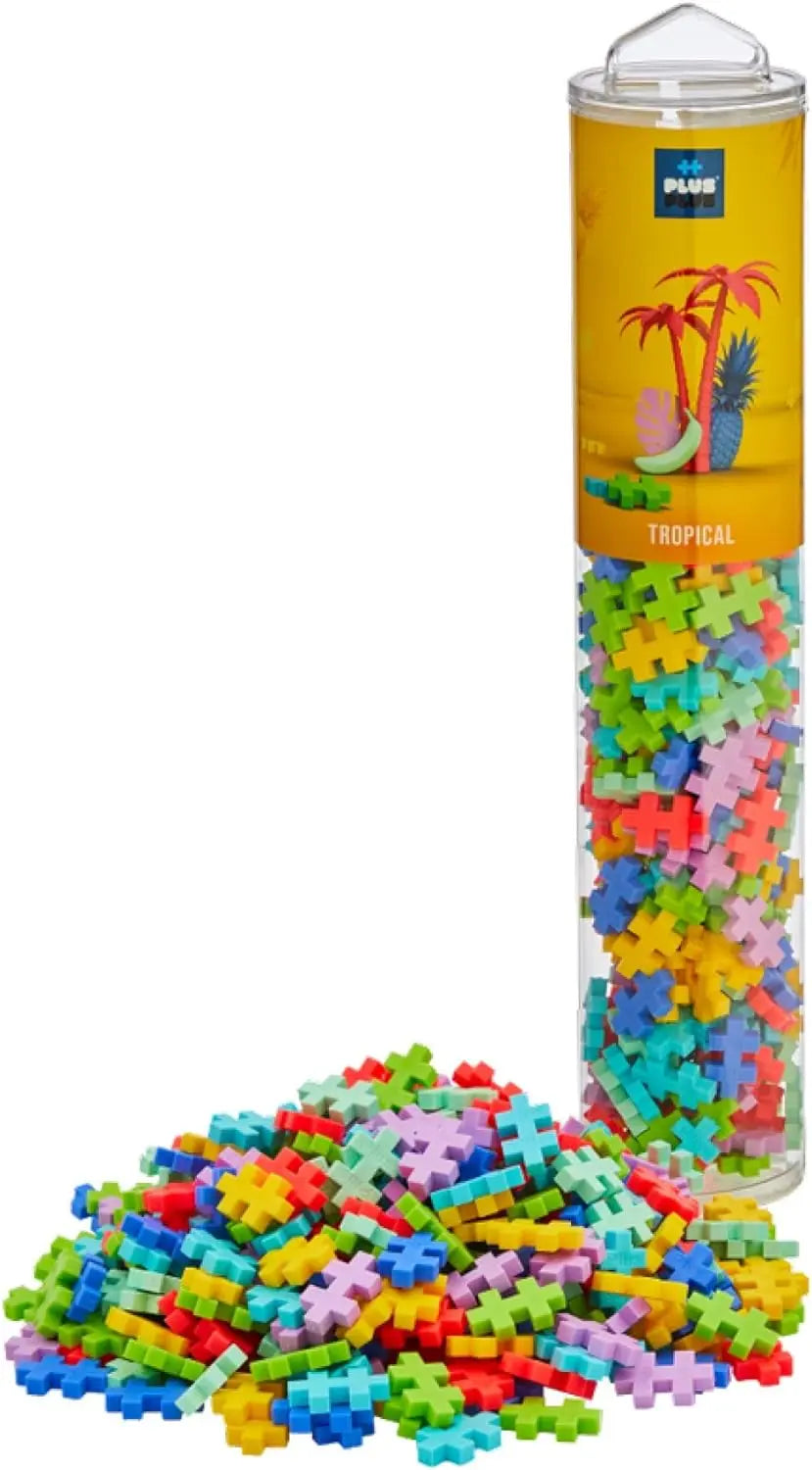 jouet Jeu de construction Plus Plus Mega tube tropical 240 pièces PLUS PLUS