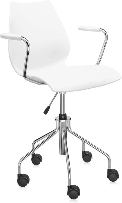 chaise Kartell Maui, Fauteuil, Blanc Zinc Kartell