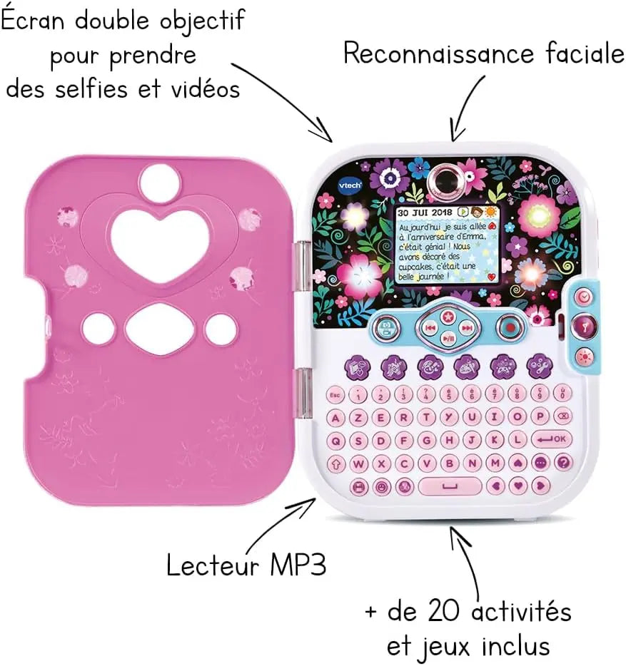 jeu electronique Kidisecrets Selfie Music Vtech rose VTECH